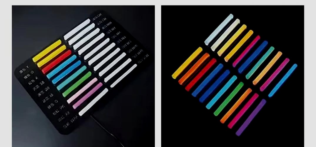neon color choose