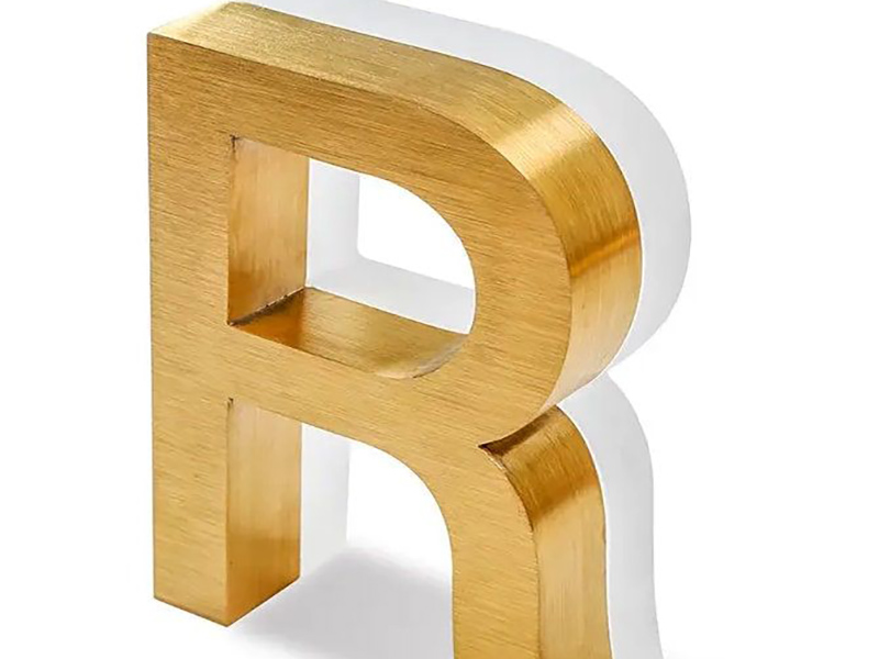 backlit letters