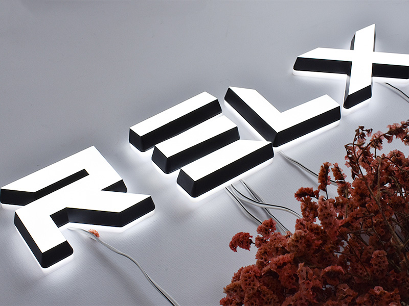 front lit signs