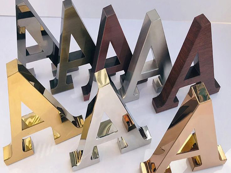Stainless Steel 3D Letters