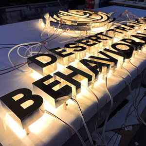 led letter sign