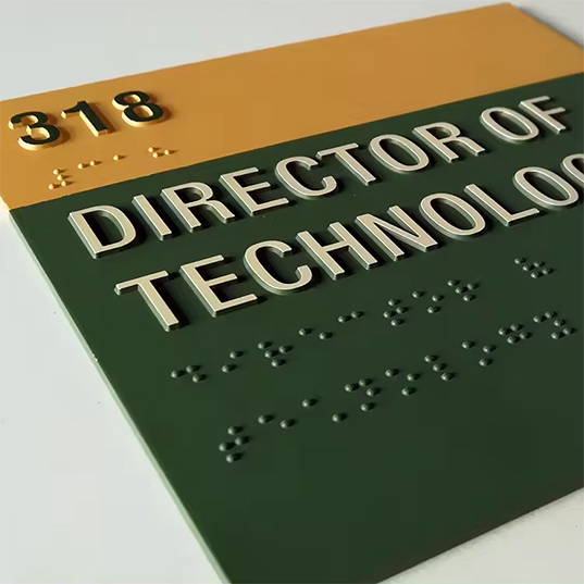 braille signs wholesale
