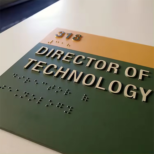 braille signs wholesale