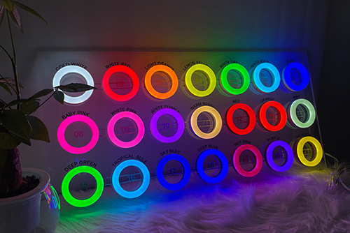 outdoor acrylic neon sample