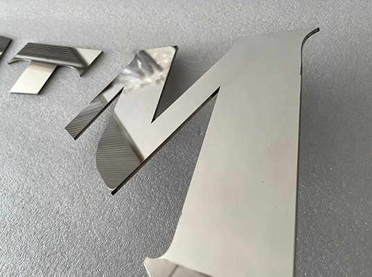 stainless steel cutout signs
