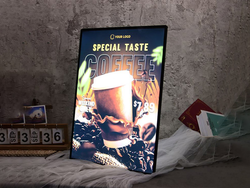 backlit LED frames with ultra thin profiles