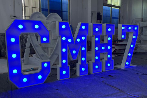 light up letters for party