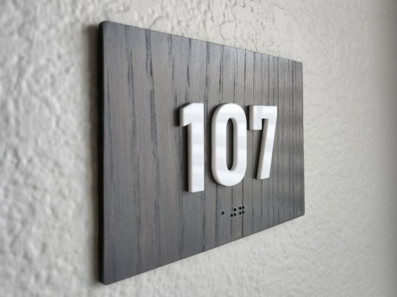 house sign number