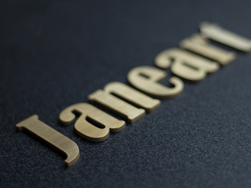 outdoor metal letter signs
